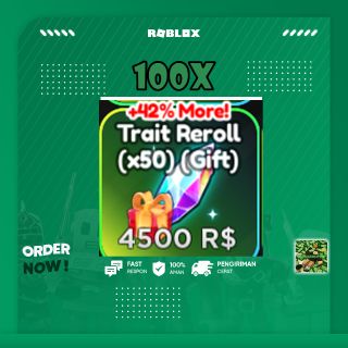 Anime Adventures  100x Trait Reroll (Gift)