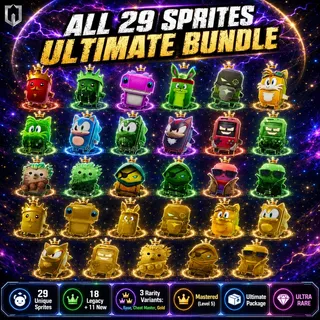 All 29 Sprites Mastered (Level 5) | 18 Legacy + 11 New Sprites | Ultimate Bundle