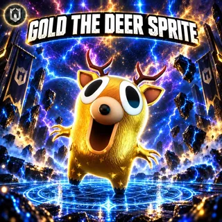 Gold The Deer Sprite