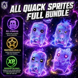 All 4 Quack Sprites | Mastered (Level 5)