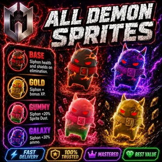 All Demon Sprites (Mastered)
