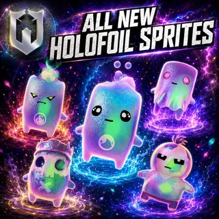 All 5 New Holofoil Sprites (Mastered)