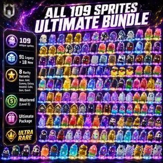 All 109 Sprites Mastered (Level 5) | 91 Legacy + 18 New Sprites | Ultimate Bundle
