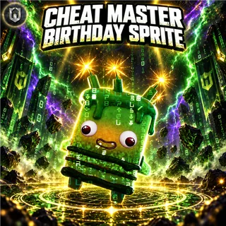 Cheat Master Birthday Sprite