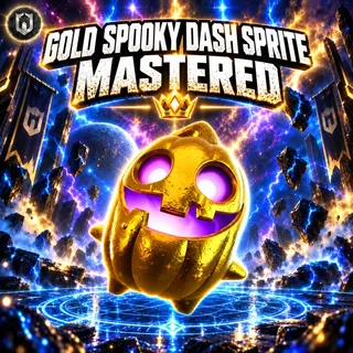 Gold Spooky Dash Sprite | Mastered (Level 5)