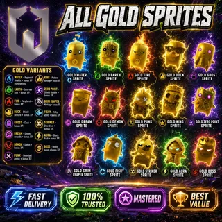 All Gold Sprites (Full Bundle Including New Sprites)