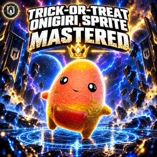 Trick-or-Treat Onigiri Sprite | Mastered (Level 5)