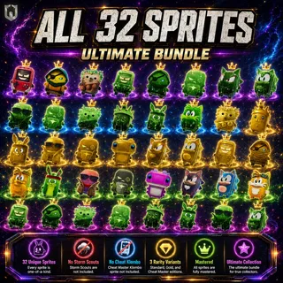 All 32 Sprites Mastered (Level 5) | 29 Legacy + 3 New Sprites | Ultimate Bundle