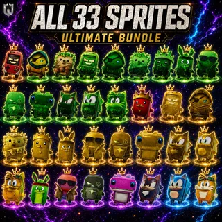 All 33 Sprites Mastered (Level 5) | 29 Legacy + 4 New Sprites | Ultimate Bundle