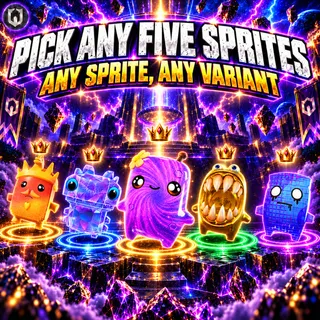 (5x) Pick Any Sprite | Mastered (Level 5) | 162 Sprites Available