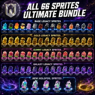All 66 Sprites | Ultimate Bundle | 61 Legacy + 5 New Sprites