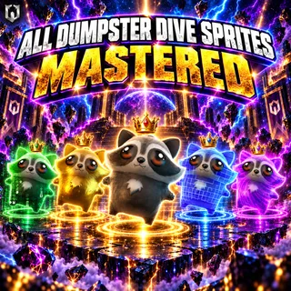 All 5 Dumpster Dive Sprites | Mastered (Level 5)