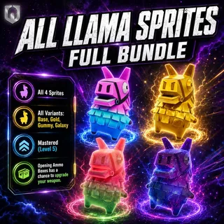 All 4 Llama Sprites | Mastered (Level 5)
