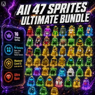 All 47 Sprites Mastered (Level 5) | 36 Legacy + 11 New Sprites | Ultimate Bundle