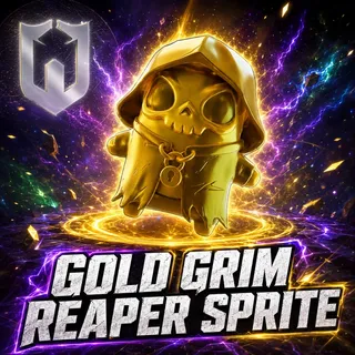 Gold Grim Reaper Sprite (Mastered)