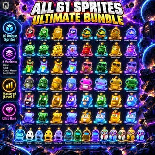 All 61 Sprites Mastered (Level 5) | 47 Legacy + 14 New Sprites | Ultimate Bundle