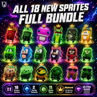 All 18 New Sprites | Mastered (Level 5)