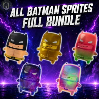 All 5 New Batman Sprites