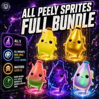All 5 Peely Sprites | Mastered (Level 5)