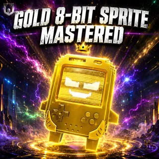 Gold 8-Bit Sprite | Mastered (Level 5)
