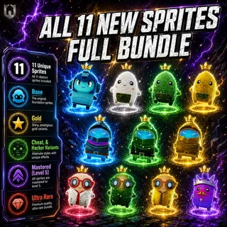 All 11 New Sprites | Mastered (Level 5)