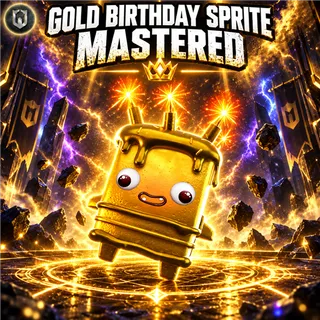 Gold Birthday Sprite | Mastered (Level 5)