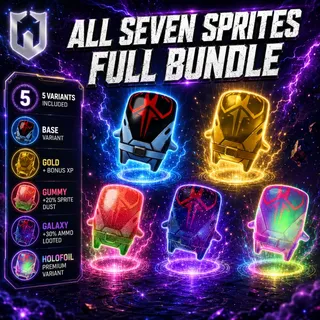 All 5 New Seven Sprites
