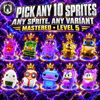 (10x) Pick Any Sprite | Mastered (Level 5)