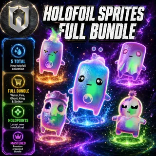 All 5 New Holofoil Sprites (Mastered)