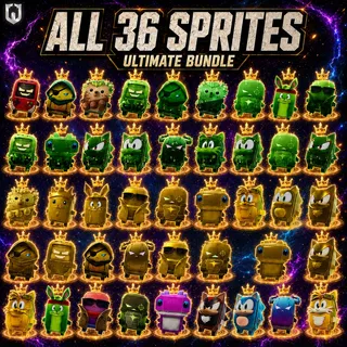 All 36 Sprites Mastered (Level 5) | 33 Legacy + 3 New Sprites | Ultimate Bundle