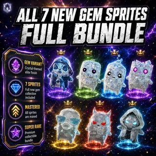 All 7 New Gem Sprites | Mastered (Level 5)