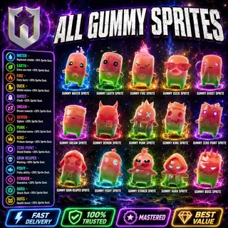 All Gummy Sprites (Full Bundle Including New Sprites)