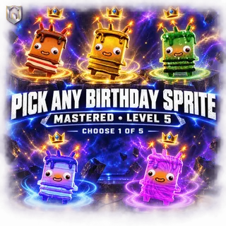 Pick Any Birthday Sprite | Mastered (Level 5)