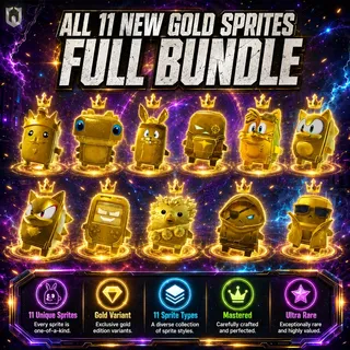 All 11 Gold Sprites | Mastered (Level 5)