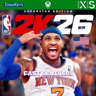 NBA 2K26 Superstar Edition US 🎅 CHRISTMAS OFFER 🎮 Xbox Series X|S ⚡FAST DELIVERY