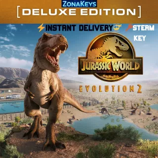 Jurassic World Evolution 2 Deluxe Edition ✅STEAM KEY ⚡INSTANT DELIVERY⚡