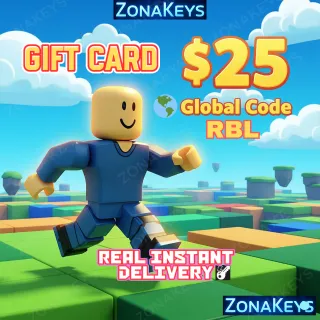 $25.00 USD Gift Card RBL (stockable) 🎮ALL PLATFORMS 🌎 GLOBAL KEY ⚡INSTANT DELIVERY ⚡