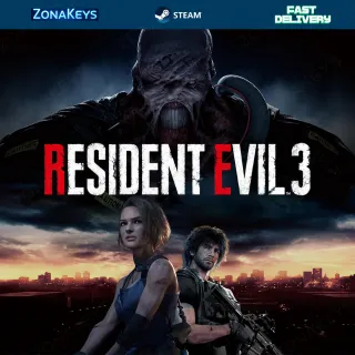RESIDENT EVIL 3 (US/CA) 🟢 STEAM KEY ⚡ FAST DELIVERY