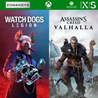 Assassin's Creed Valhalla + Watch Dogs: Legion 🎮 Xbox One / Xbox Series X|S ⚡FAST DELIVERY