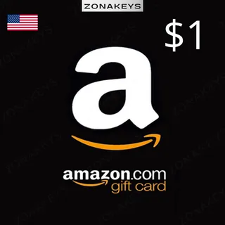 $1.00 USD Amazon gift card  (USA) ✅ Stockable ⚡INSTANT DELIVERY 🚁