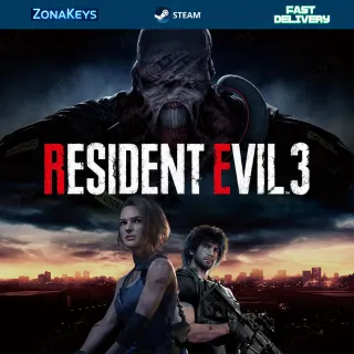 RESIDENT EVIL 3 (US/CA) 🟢 STEAM KEY ⚡ FAST DELIVERY