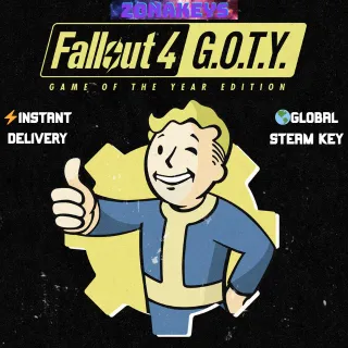 Fallout 4: Game of the Year Edition 🌎 GLOBAL STEAM KEY ⚡ INSTANT DELIVERY ⚡