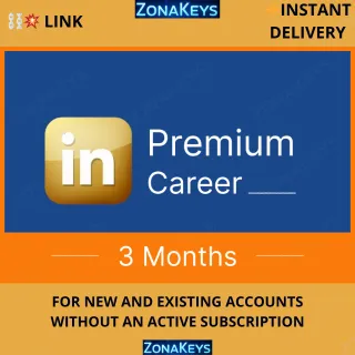 LINKEDIN CAREER Premium 3 Months 🌎GLOBAL LINK ⚡INSTANT DELIVERY 🚁