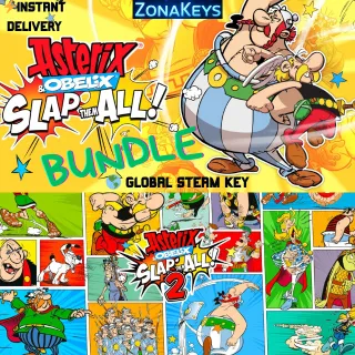 Asterix & Obelix Slap them All! 1 & 2 BUNDLE 🌎GLOBAL STEAM KEY ⚡INSTANT DELIVERY⚡