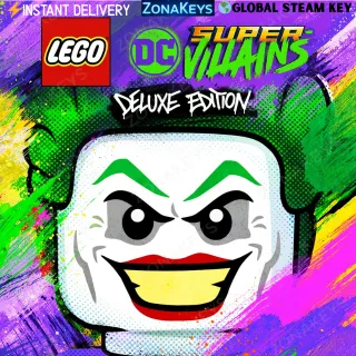 LEGO DC Super-Villains ( DELUXE EDITION ) 🌎GLOBAL STEAM KEY ⚡INSTANT DELIVERY⚡