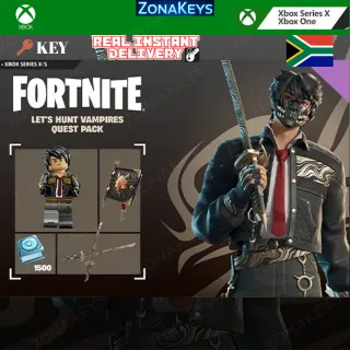Fortnite Let's Hunt Vampires Quest Pack 🎮 Xbox One/Series ( SA ) ⚡INSTANT DELIVERY ⚡