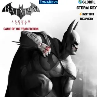 Batman: Arkham City - Game of the Year Edition 🌎GLOBAL STEAM KEY ⚡INSTANT DELIVERY⚡
