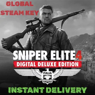 Sniper Elite 4 Deluxe Edition 🗺️ GLOBAL STEAM KEY ⚡ INSTANT DELIVERY ⚡