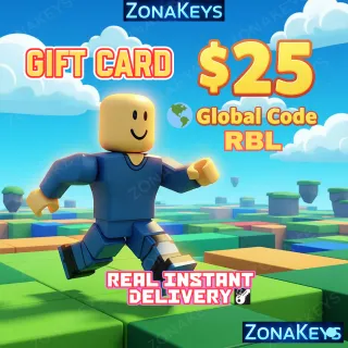 $25.00 USD Gift Card RBL (stockable) 🎮ALL PLATFORMS 🌎 GLOBAL KEY ⚡INSTANT DELIVERY ⚡