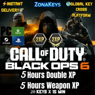Call of Duty BLACK OPS 6 DOUBLE XP 5 Hours 2 XP Boost + 5 Weapon 2 XP DLC PC / PS4/PS5/ XBOX 🌎 GLOBAL⚡INSTANT DELIVERY⚡
